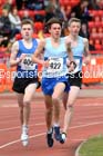 Mens under-17s 1500 metres, North Eastern Track and Field Champs, Gateshead Stadium. Photo: David T. Hewitson/Sports for All Pics